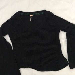 Free People Bell Sleeve Sweater